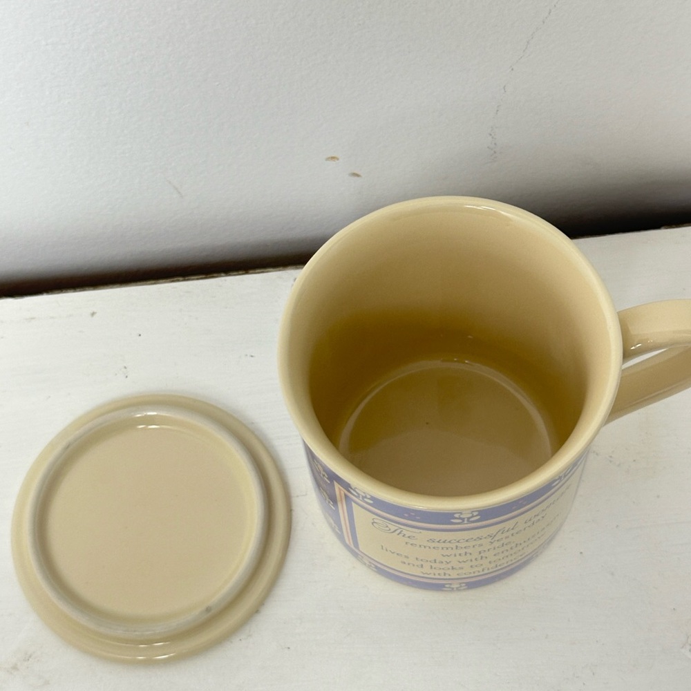 Vintage 1985 Hallmark Mug Mates‎ coffee mug featuring the inspirational quote - Picture 3 of 8